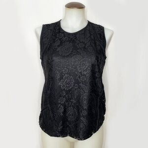 BLACK Lace Sleeveless Top 🤍